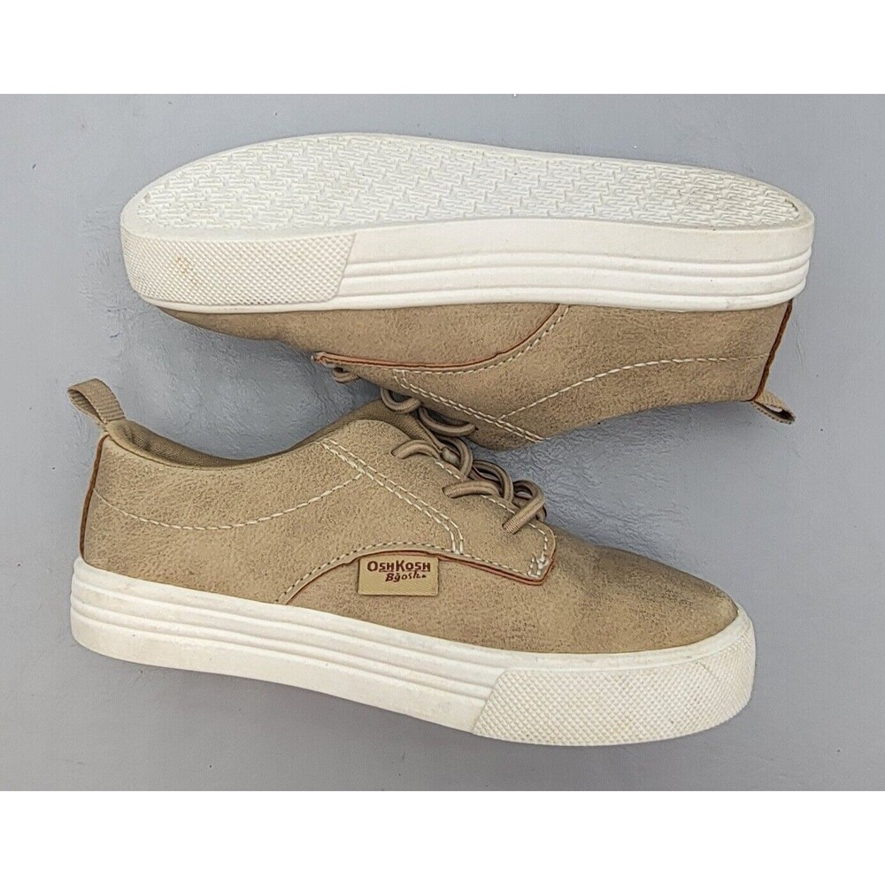 OshKosh B’Gosh Putney Toddler Boys’ Casual Shoes Tan Beige Size 7M - Picture 11 of 13